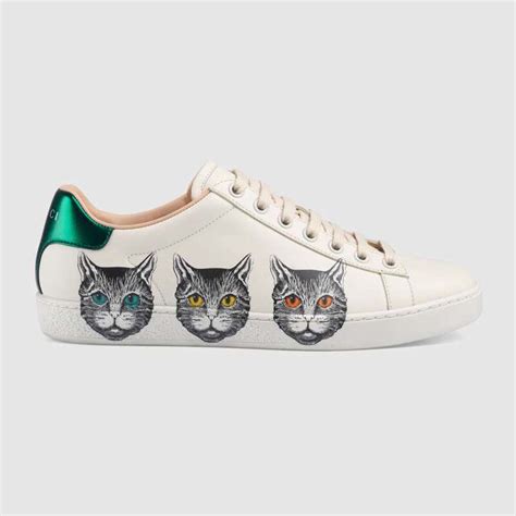 gucci ace sneakers cat|Gucci ace sneakers women's sale.